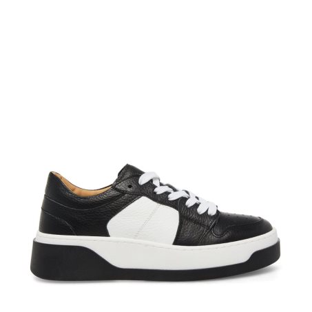 Zapatillas Steve Madden Joey Mujer Negras Blancas | ES KZ4038